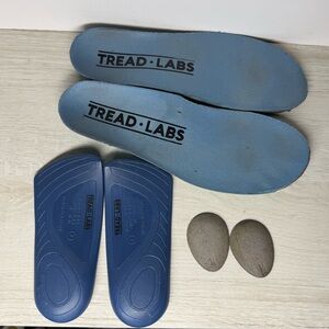 Tread Lads Medium Arch Height Insole W9-9.5/M8-8.5, Metatarsal Support Pads 4mm